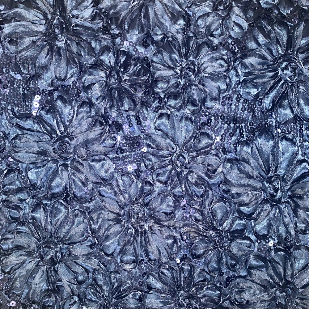 Girl’s Rare Editions Blue Formal Dress, L (12) - Picture 6 of 9